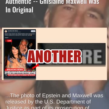 Fact Check: Photo Of Jeffrey Epstein Holding Melania Trump NOT Authentic -- Maxwell Was In Original