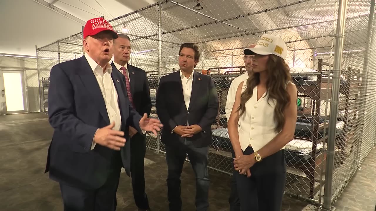 President Trump Participates in a Guided Walking Tour of Alligator Alcatraz - Part 2