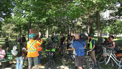 Bike Lane Protest against the businesses attacking our bike lanes and bankingrolling doug ford