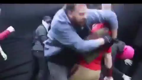 Cast Iron takes out Antifa ! 🤣😂