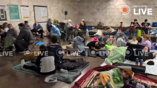 🚇🛡️ Ukraine Russia War | Civilians Shelter in Kyiv Metro Amid Night Attacks | RCF