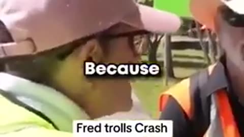 2 guys troll unhinged woman
