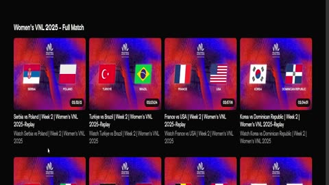 🔴G4 LIVE ถ่ายทอดสดวอลเลย์บอล VNL 2025 ไทย VS ตุรกี