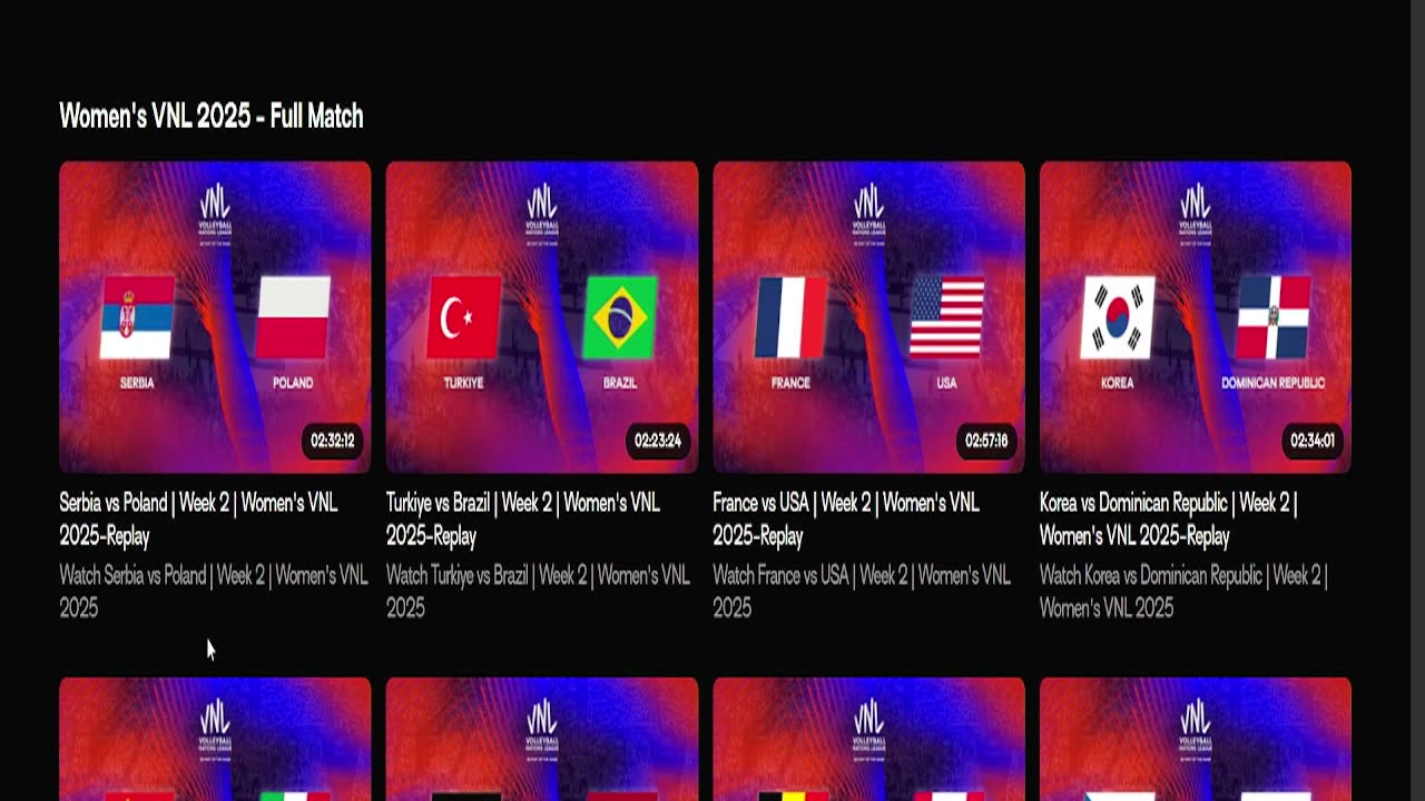 🔴G4 LIVE ถ่ายทอดสดวอลเลย์บอล VNL 2025 ไทย VS ตุรกี
