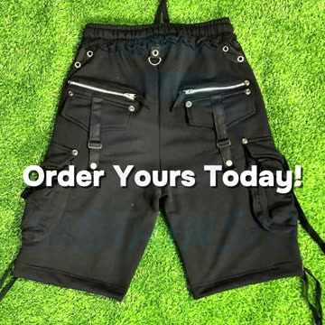 𝐁𝐥𝐚𝐜𝐤 𝐔𝐭𝐢𝐥𝐢𝐭𝐲 𝐂𝐚𝐫𝐠𝐨 𝐒𝐡𝐨𝐫𝐭𝐬 – 𝟑𝟓𝟎 𝐆𝐒𝐌 𝐂𝐨𝐭𝐭𝐨𝐧 𝐓𝐞𝐫𝐫𝐲