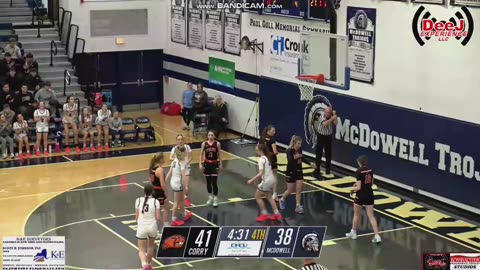 DECEMBER 2 2025 PIAA D-10 GIRLS BASKETBALL: CORRY VS MCDOWELL PART 8