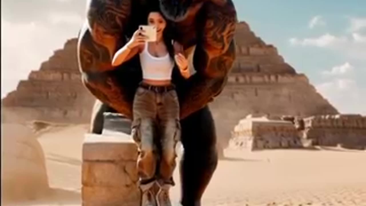 Giant Woman On Lap