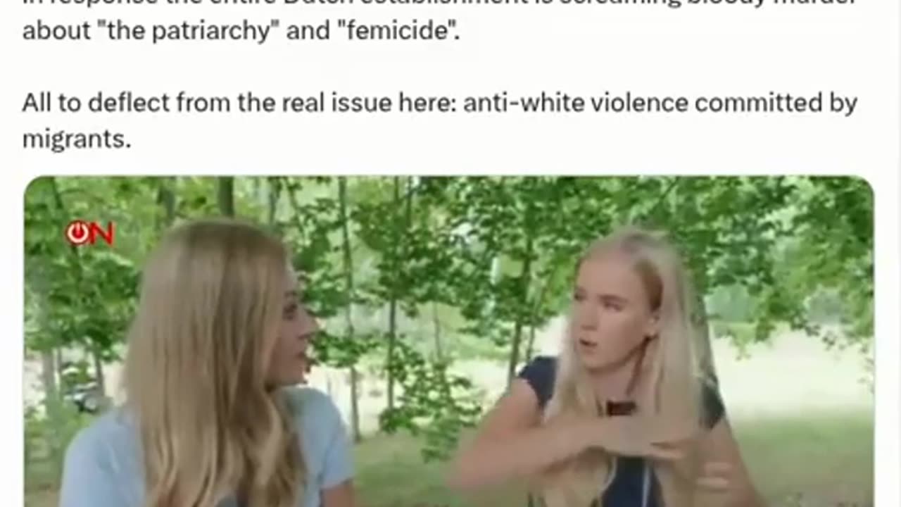 17 yo Dutch girl was brutally murdered by a muslim nigger - govt screams about the patriarchy