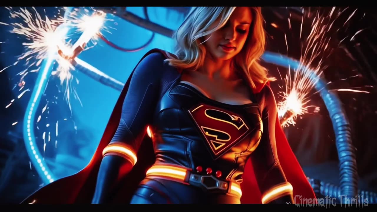 Supergirl Trapped in Alien Experiment Epic 4K AI-Generated Movie Runway ML & MidJourney (1)