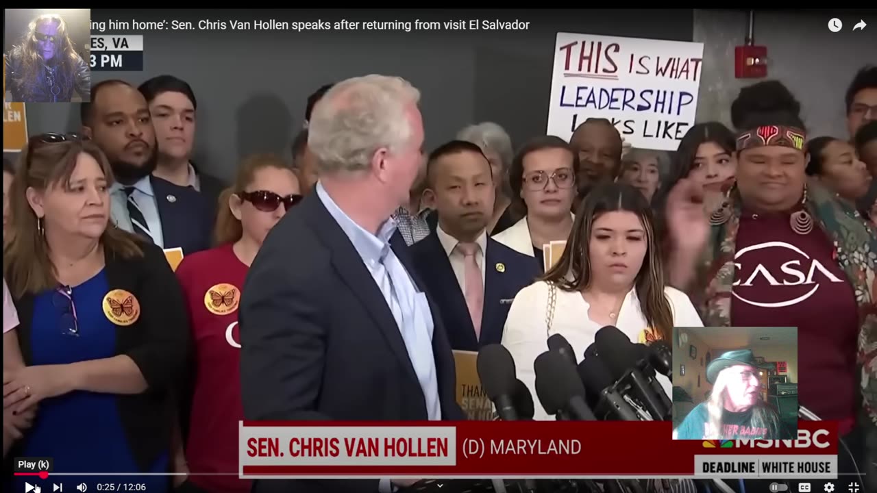 Scumbag Sen. Chris Van Hollen wants terrorist, MS13 members back!!