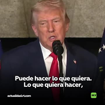 Trump amenaza a Maduro: "Si se hace el duro, será la última vez que pueda hacerlo"