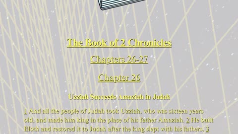 Christian Meme Video: 2nd Chronicles Chapter 26-27 (10/19/2025)