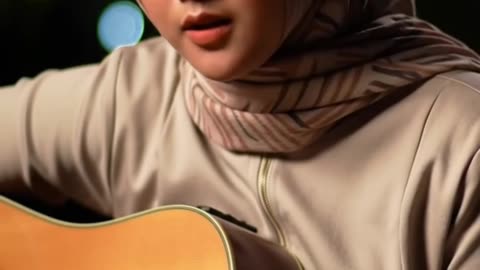Romantic Muslimah Vibes 🎶 | #acousticshorts #shorts