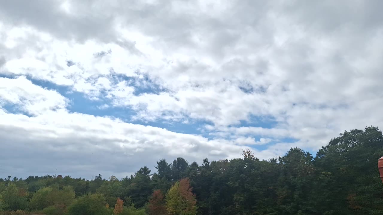 "Cloudy" day with breaks to the real blue sky(2)