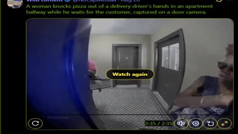 Black Woman Assaults Non-Black For Delivering A Pizza