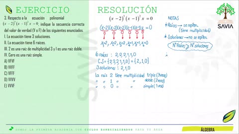 SAVIA REGULAR 2025 | Semana 07 | Álgebra