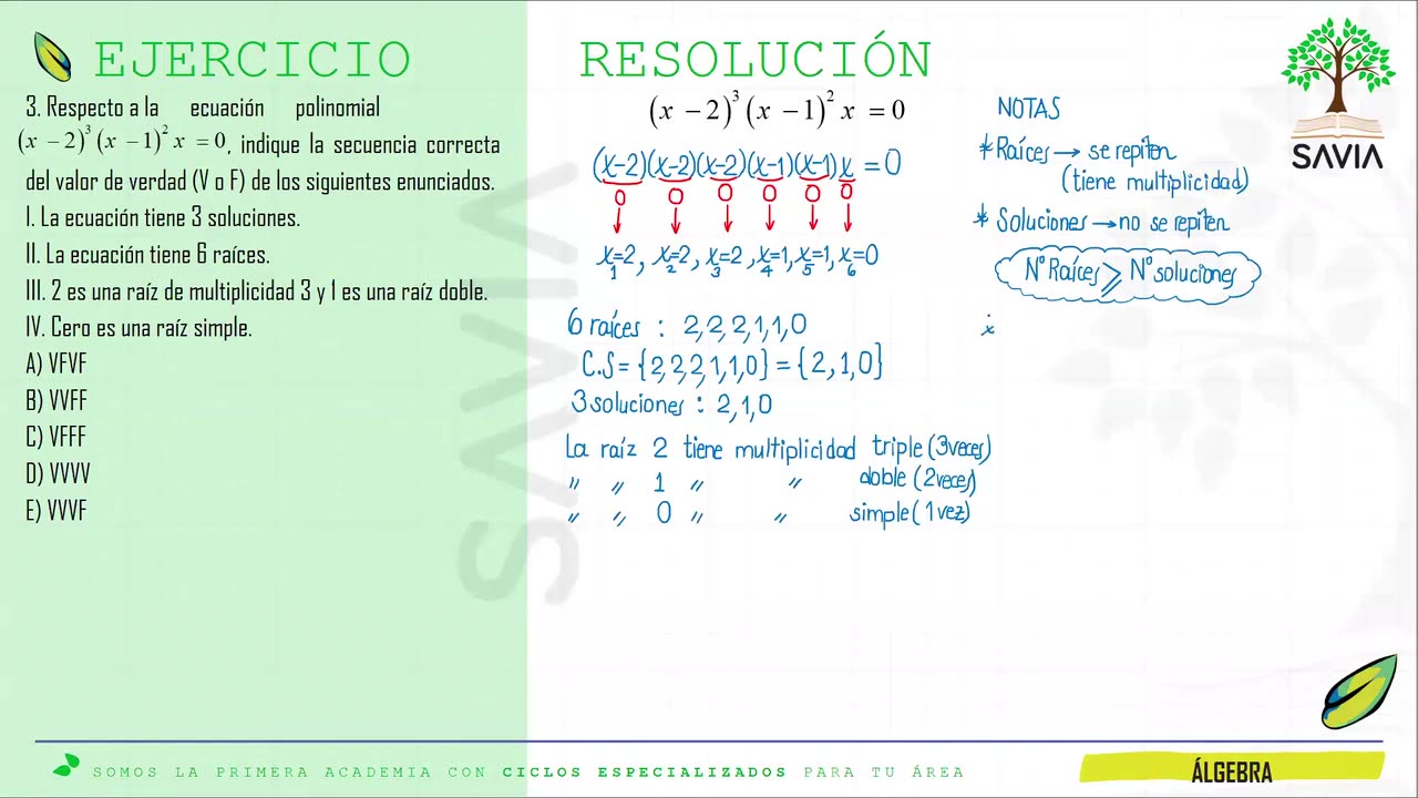 SAVIA REGULAR 2025 | Semana 07 | Álgebra