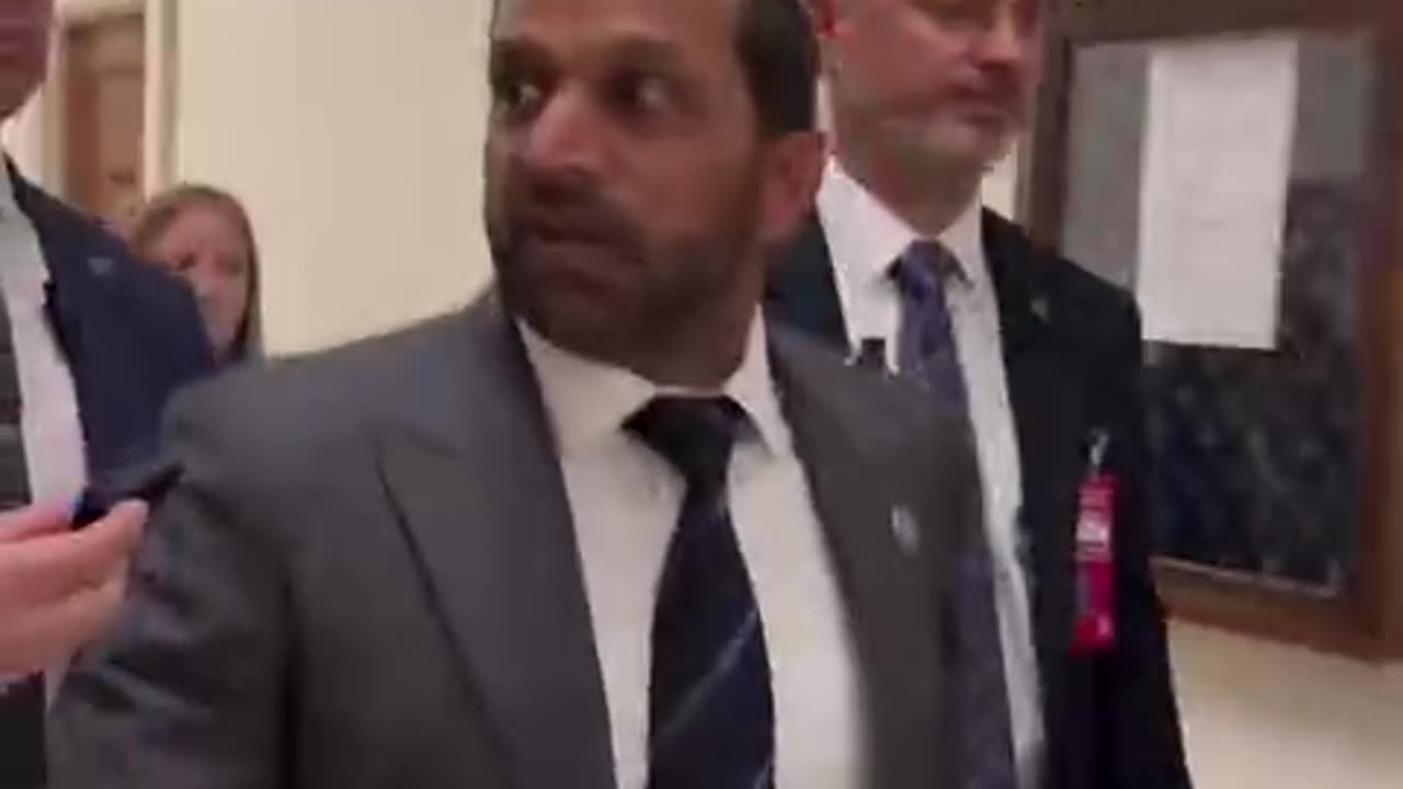 Kash Patel confronted as 'Israel's Bitch'..😁