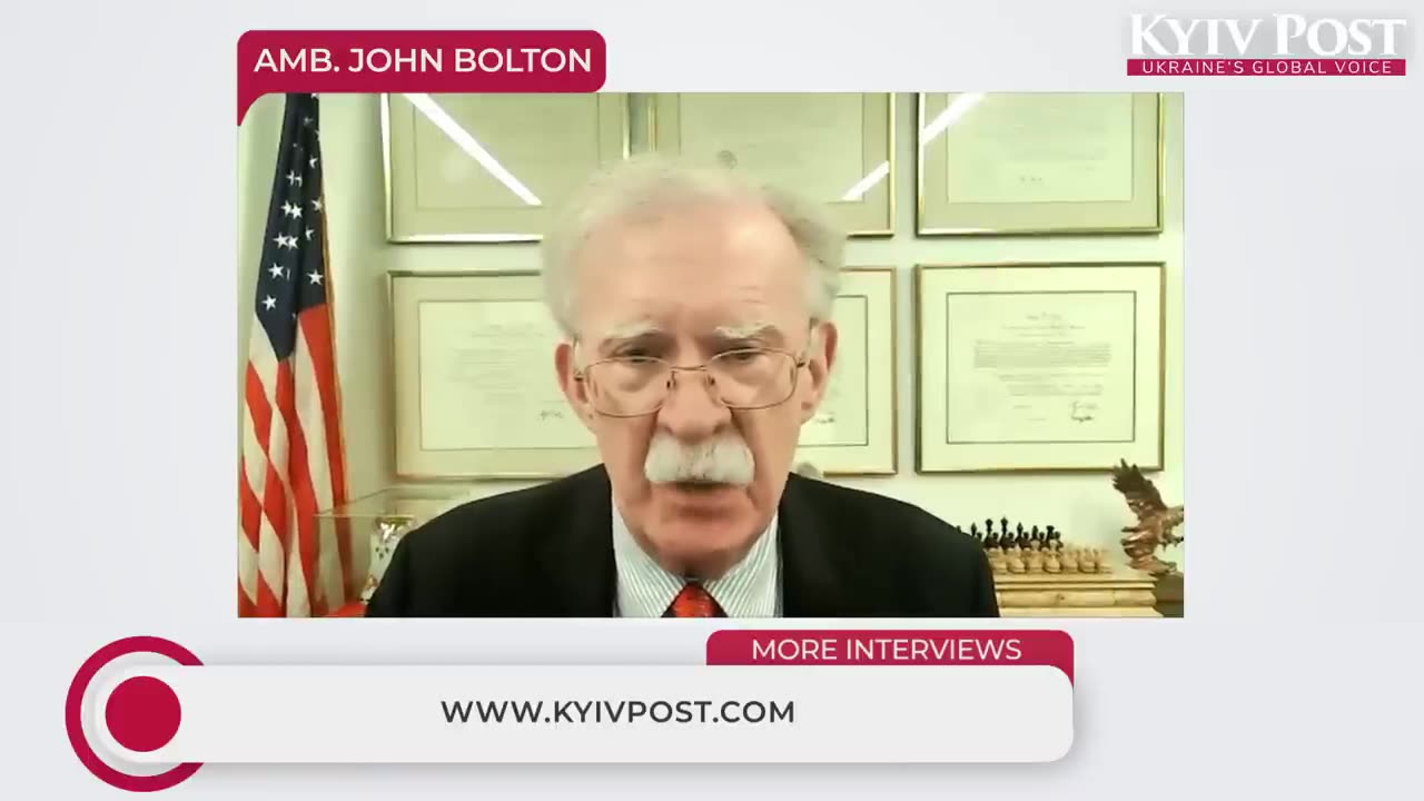 John Bolton: Trump, an aberration, thinks if he likes the leader the countries have good relations (i.e. Putin/Russia) & if he dislikes a leader the countries have bad relations (i.e. Zelenskyy/Ukraine).