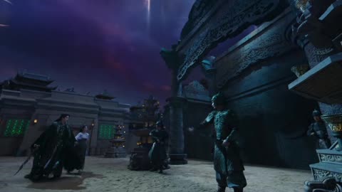 Fan Yue & Bai shuo moonlight mystique Fan Yue & Bai shuo out at night looking around episode 9