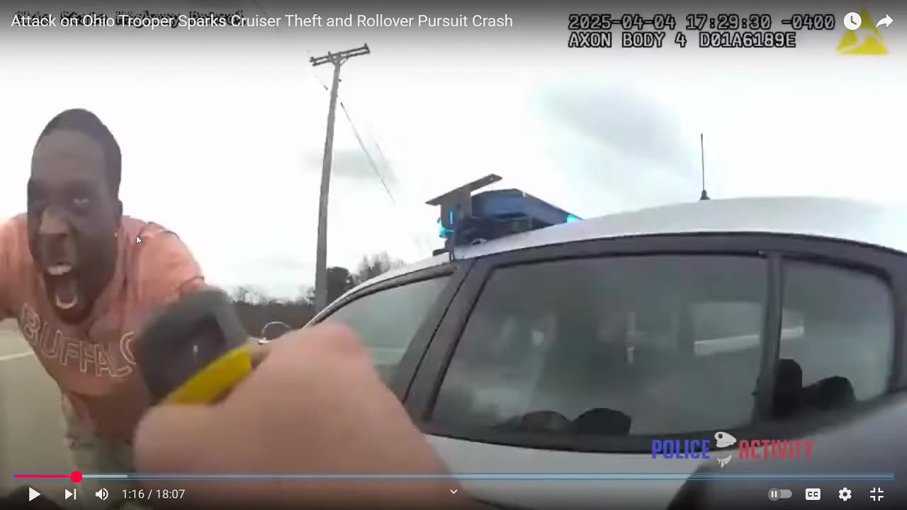 Breakdown of Deshawn Leeth attacking Ohio State Police and OIS from Pennsylvania State Police