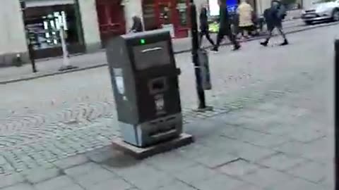 Vid Hemköp. Storgatan i Örebro 11 Nov. 2025