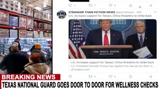 TEXAS NATIONAL GUARD GOES DOOR TO DOOR FOR WELLNESS CHECKS