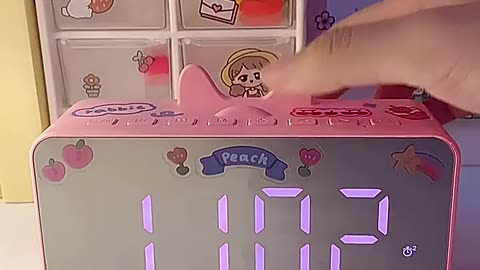 Smart Table Alarm Clock Light Child Home Digital Timer Cute Alarm Clock