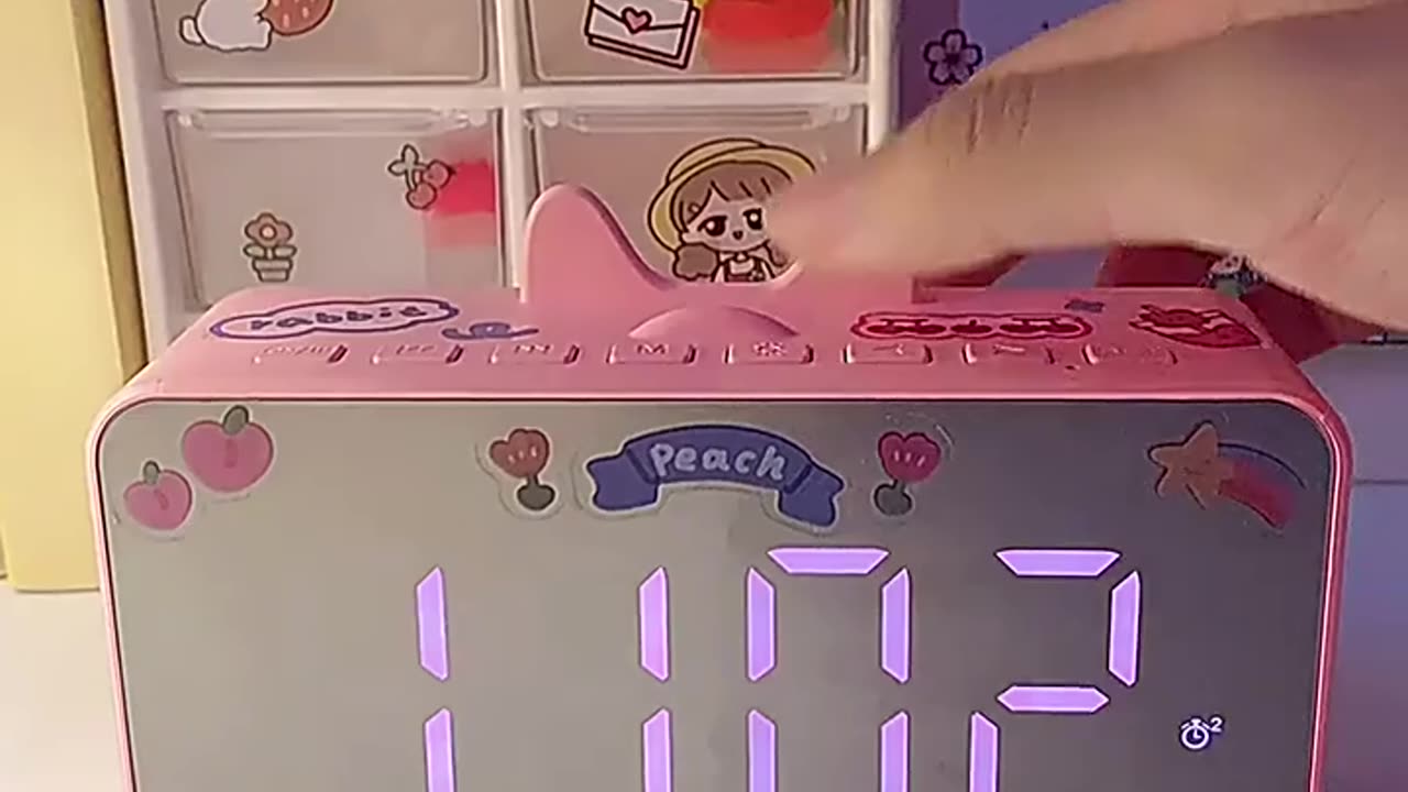 Smart Table Alarm Clock Light Child Home Digital Timer Cute Alarm Clock