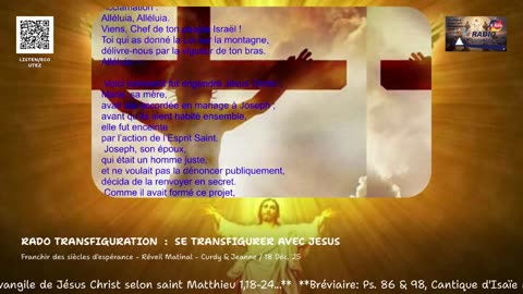 Franchir des siècles d'espérance - Réveil Matinal - Curdy & Jeanne / 18 Déc. 25