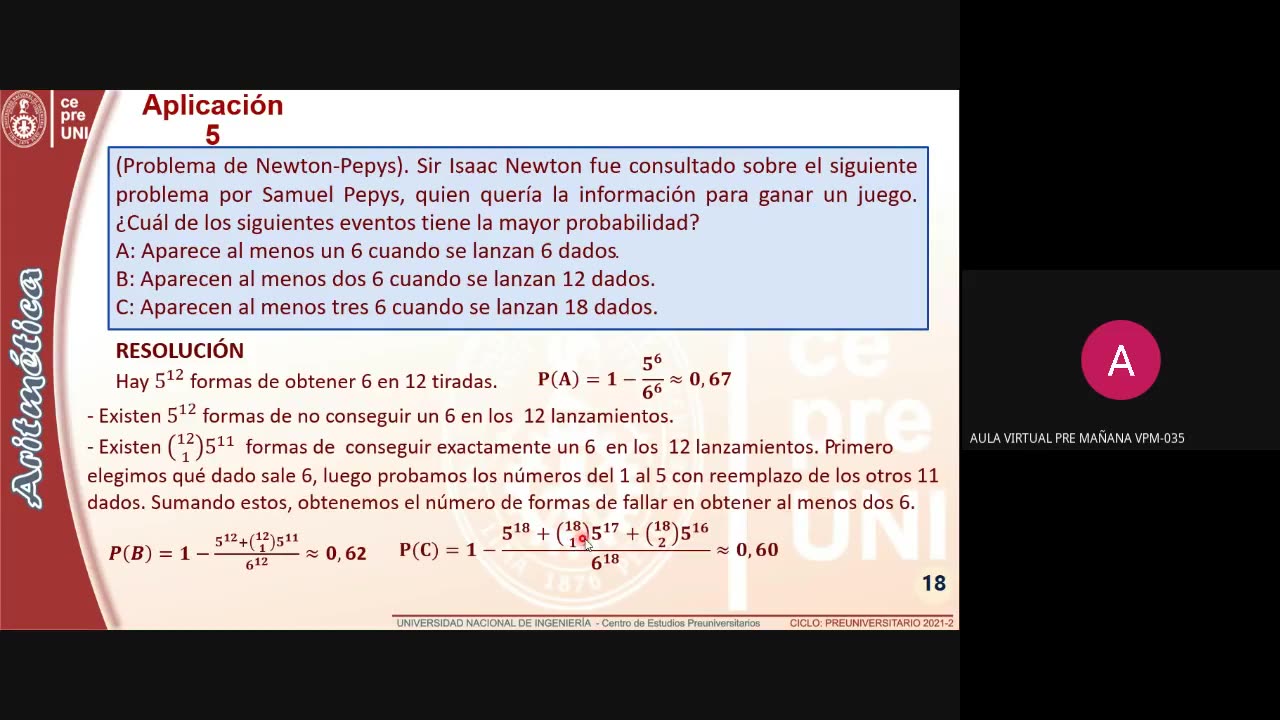 CEPRE UNI 2022 - 1 | Semana 10 | Aritmética S1