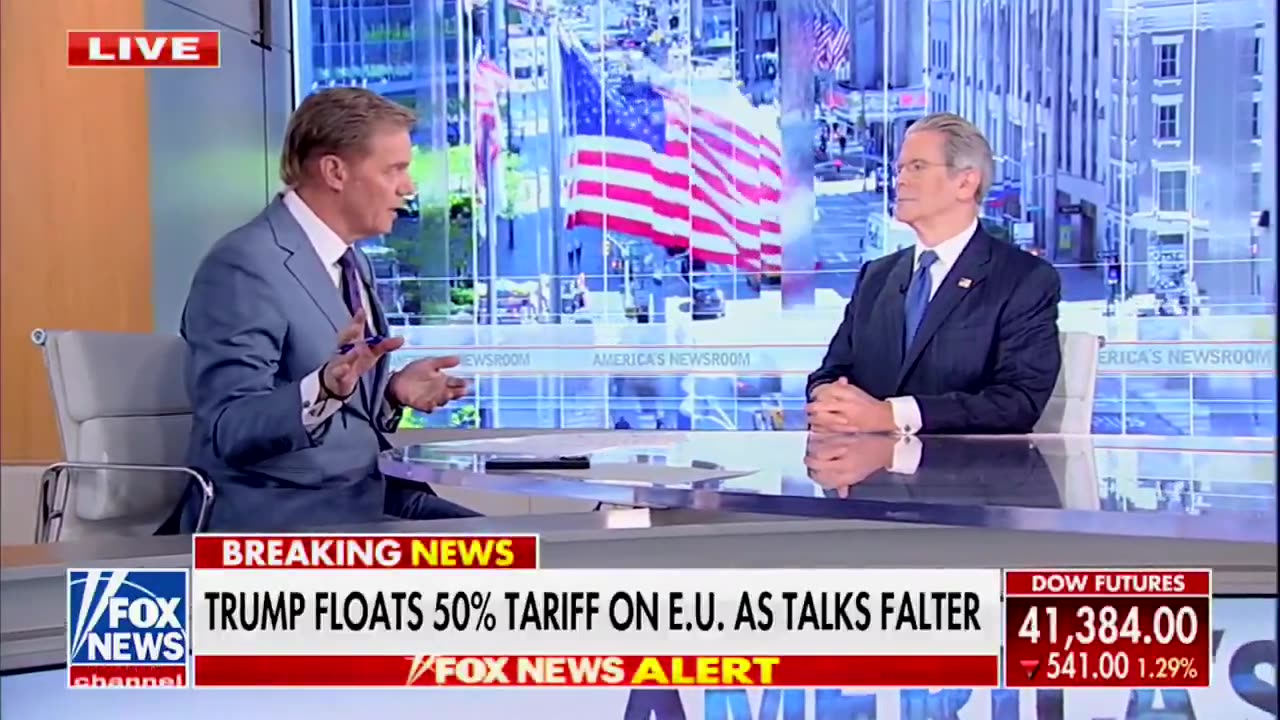 50% TARRIF ON E.U. Scott Bessent explains the jump: This is in response to the E.U.s pace.