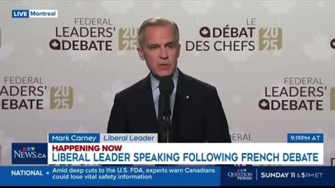 "Ummm ahhh ughhhhpause ummmm ughhhh" Mark Carney April 16 2025