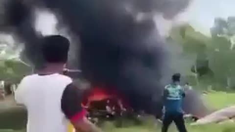 Cambodian Authorities Claim They Shot Down an F-16 — Show Burning Crop Duster as Proof 😂