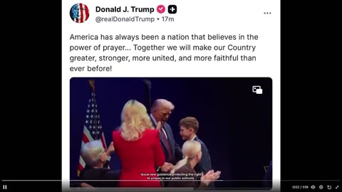 Donald Trump vừa đăng trên Truth đoạn video tuyệt đẹp này giải thích cách ông sẽ bảo vệ tôn giáo ...