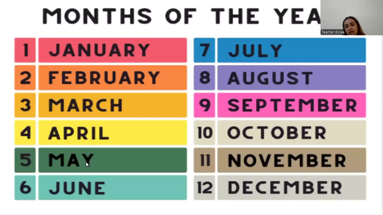 Days & months