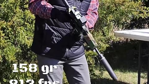 Shooting 9mm 158 gr Suppressed rounds - SilencerCo Omega 300