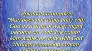 Spiritual communion