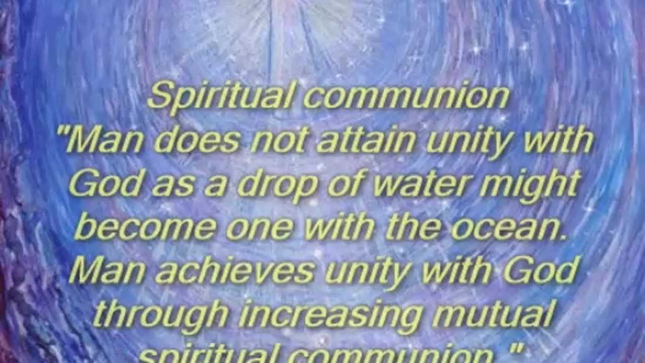Spiritual communion