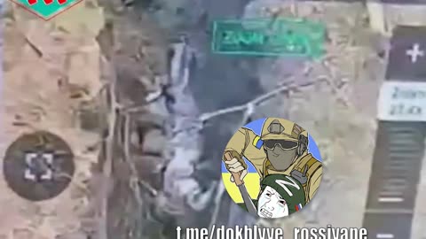 Russian Soldier Bashing His Comrade's Head in