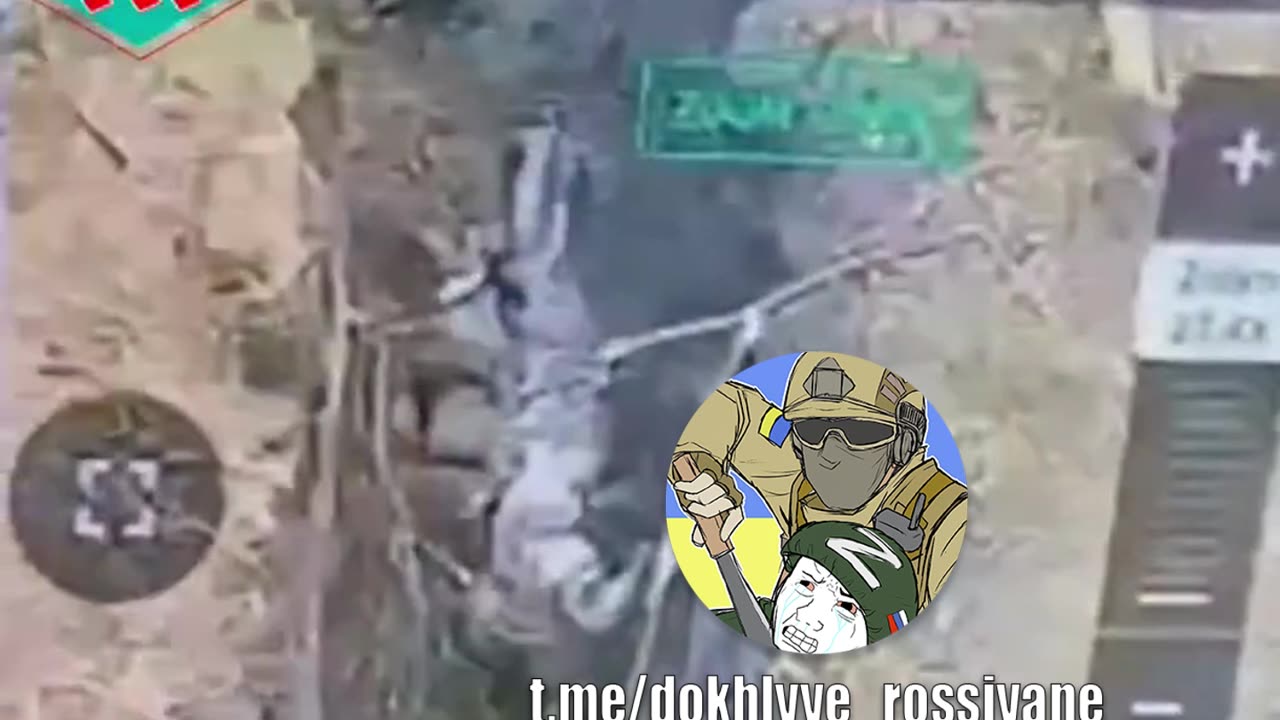 Russian Soldier Bashing His Comrade's Head in