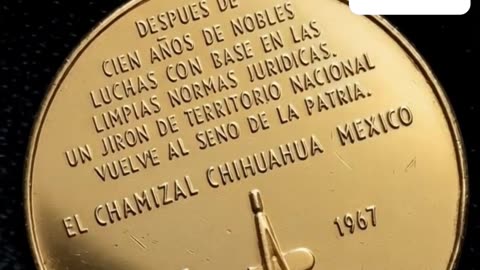 1967 Mexico Gold Gustavo Díaz Ordaz Medallic 50-Peso