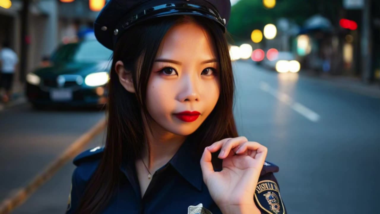 [4k] AI Lookbook - 儀儀 Yi Yi Cute Police Officer❤️