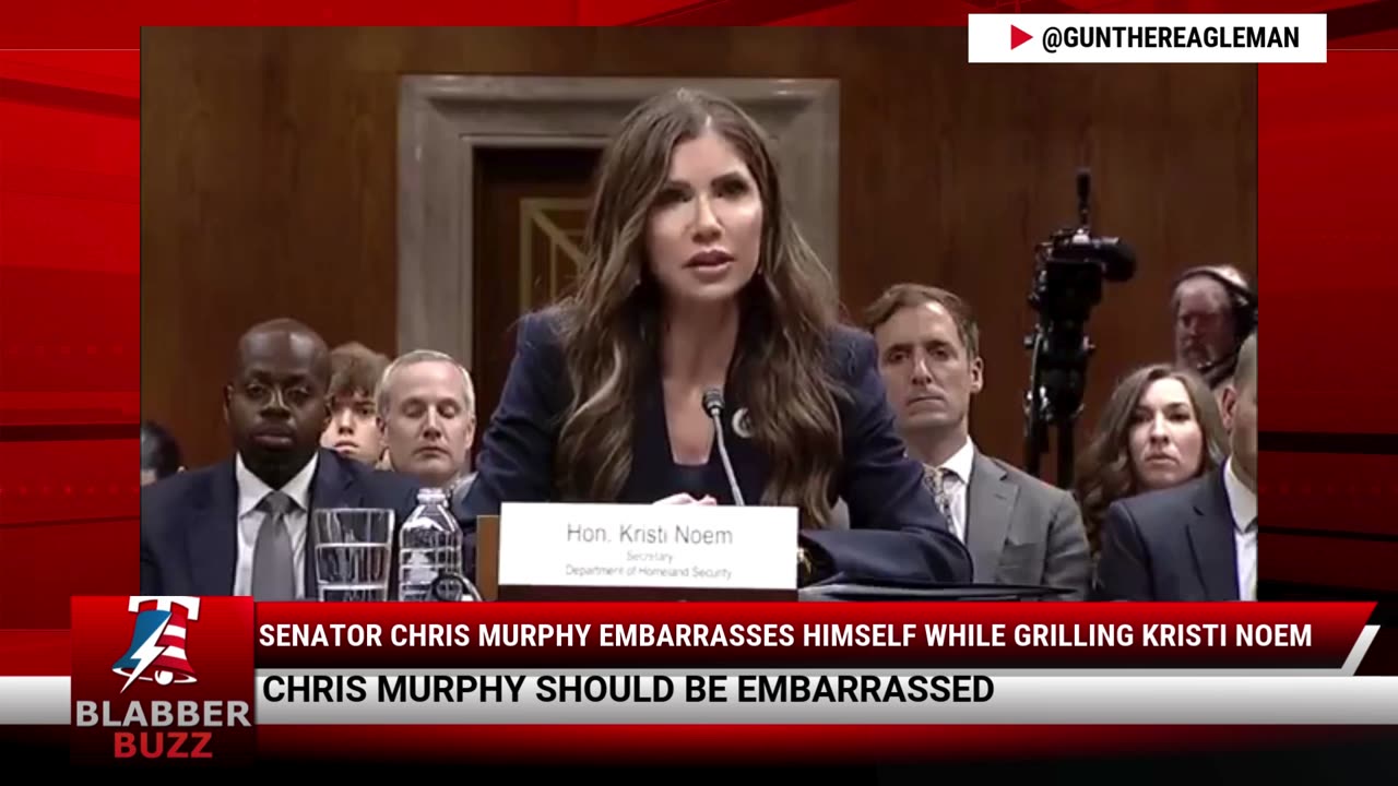 Senator Chris Murphy Embarrasses Himself While Grilling Kristi Noem
