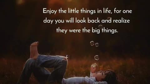 Savor the Small Moments
