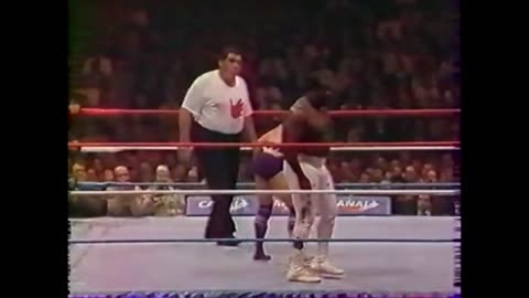 WWF Paris France - Oct 23 1987