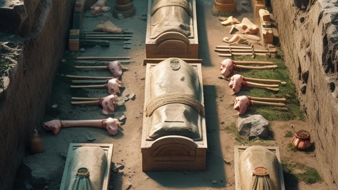 Hallan una asombrosa sepultura real en las Ruinas de Wangzhuang.