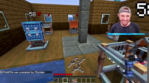 Bed Wars with Sea Monsters in Minecraft