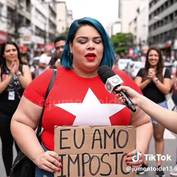 Petista mazoquista ama imposto