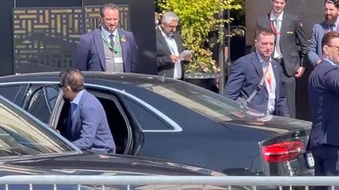 Departing Bilderberg: WEF President and CNN / WaPo Journalist | Josh Friedman